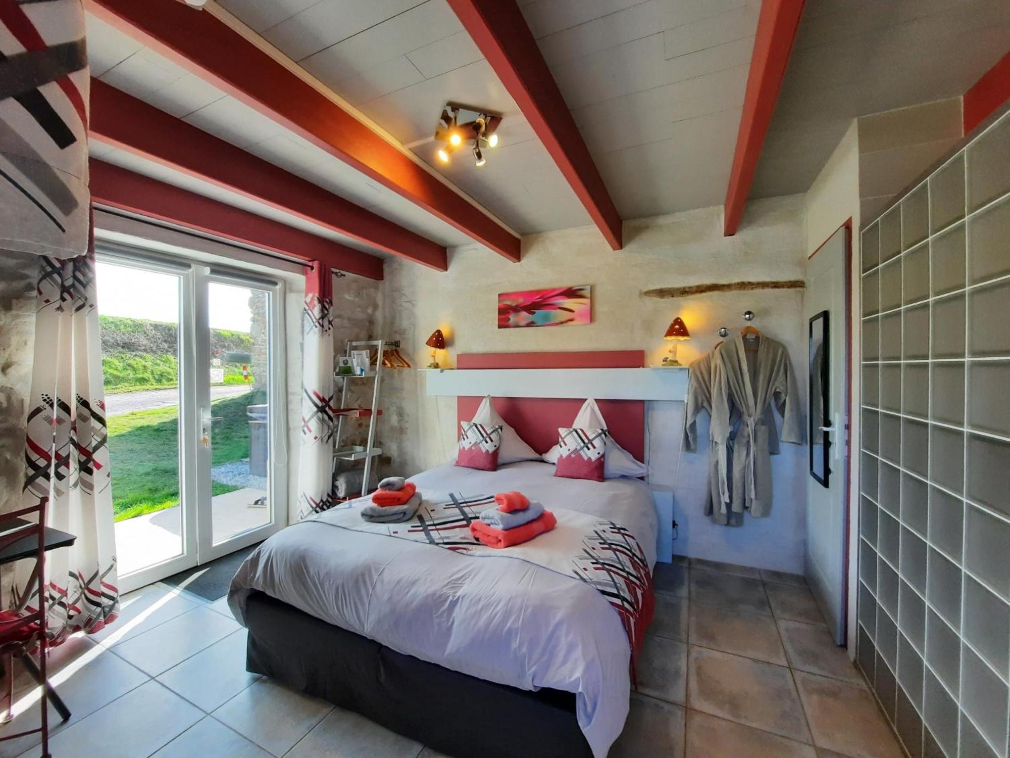 Saint-Barthélemy-de-Vals 레샤페 트레무상트 B&B 객실 사진